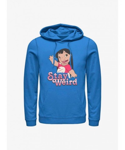 Disney Lilo & Stitch Stay Weird Lilo Hoodie $22.45 Hoodies