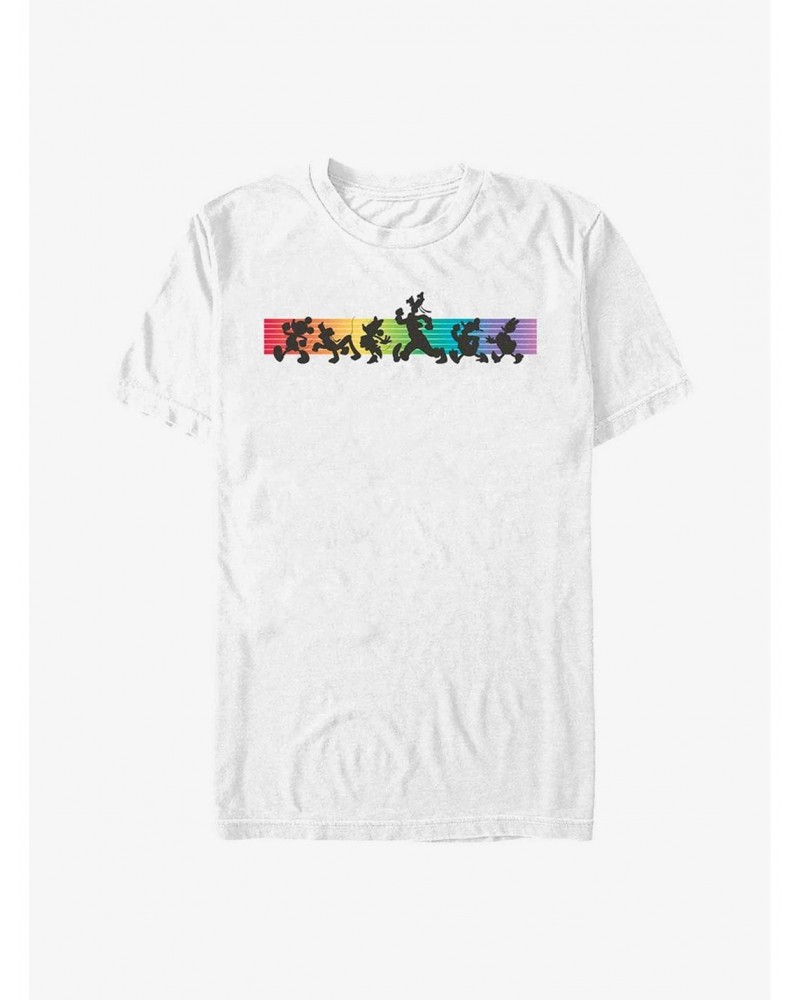 Disney Mickey Mouse Whole Crew Pride T-Shirt $11.47 T-Shirts