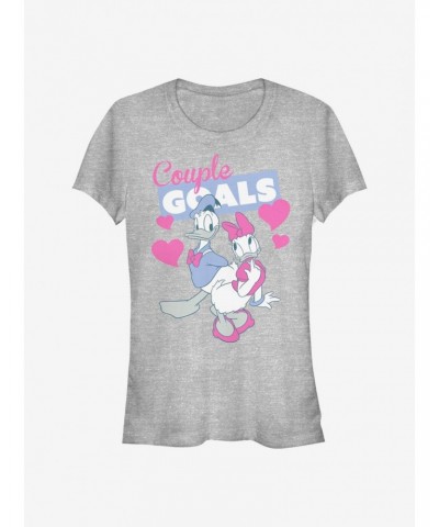 Disney Donald Duck Couple Goals Girls T-Shirt $8.47 T-Shirts