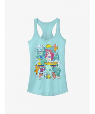 Disney The Little Mermaid Mermaid Jam Girls Tank $12.45 Tanks