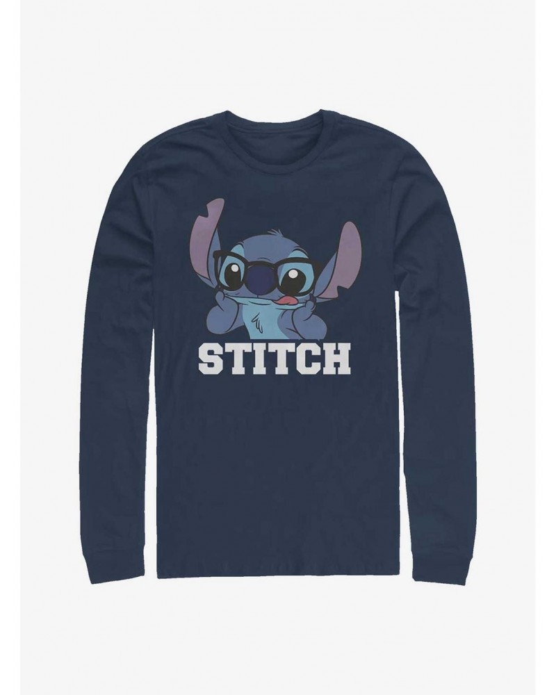 Disney Lilo & Stitch Tongue Out Long-Sleeve T-Shirt $13.16 T-Shirts