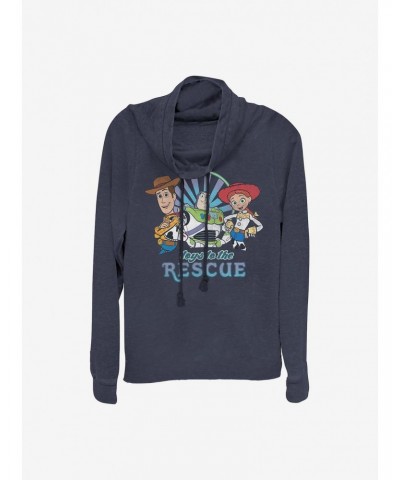 Disney Pixar Toy Story 4 Rescue Cowlneck Long-Sleeve Girls Top $22.00 Tops