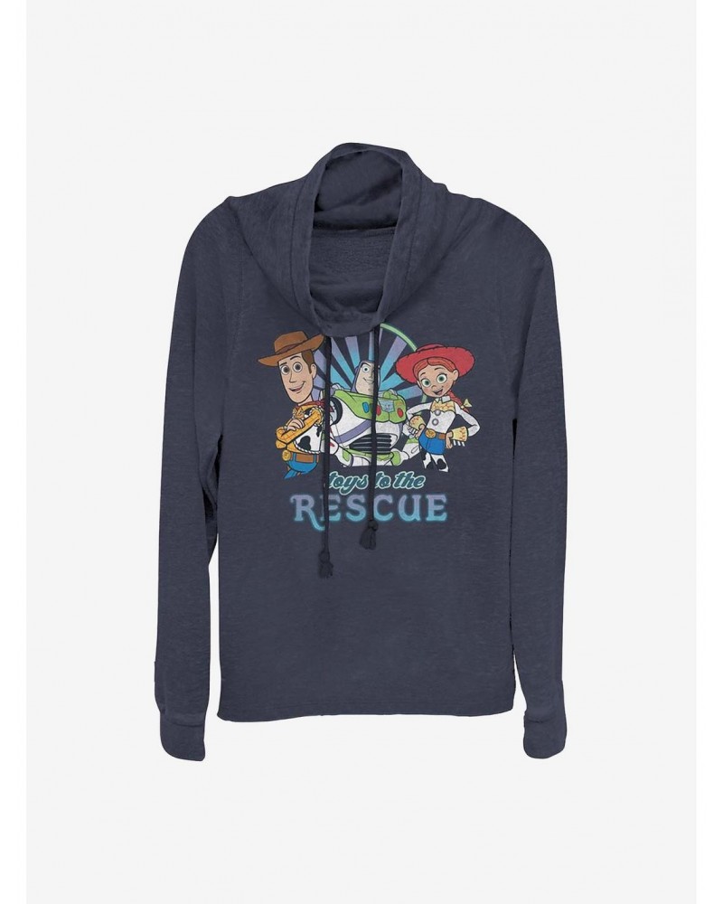 Disney Pixar Toy Story 4 Rescue Cowlneck Long-Sleeve Girls Top $22.00 Tops