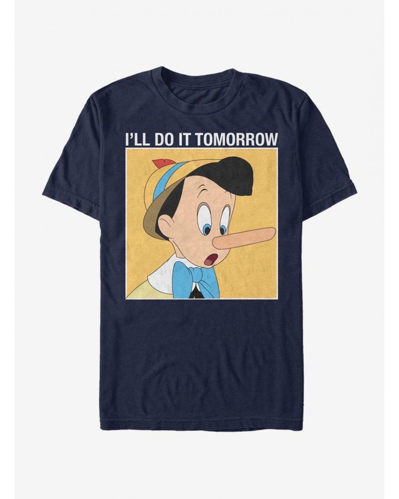 Disney Pinocchio Do It Tomorrow T-Shirt $8.13 T-Shirts