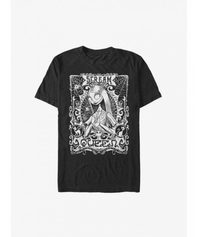 Disney The Nightmare Before Christmas Sally Scream Queen Extra Soft T-Shirt $13.16 T-Shirts