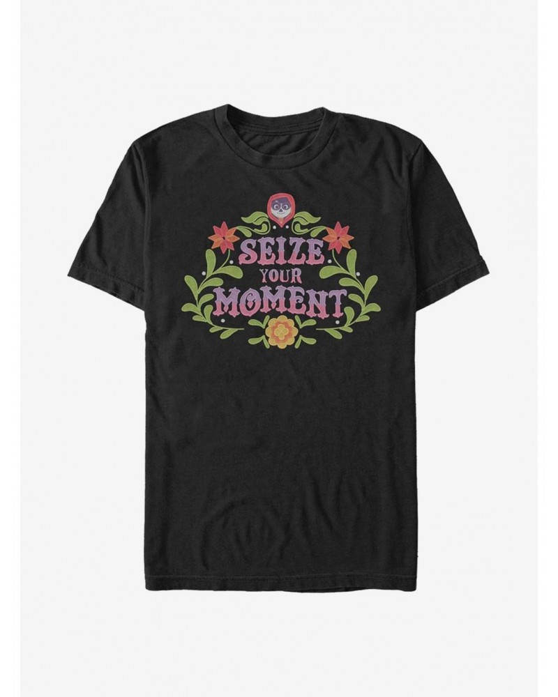 Disney Pixar Coco Seize Your Moment Emblem T-Shirt $11.47 T-Shirts