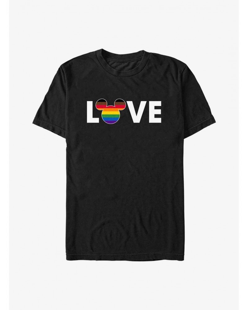 Disney Mickey Mouse Rainbow Love Pride T-Shirt $11.23 T-Shirts