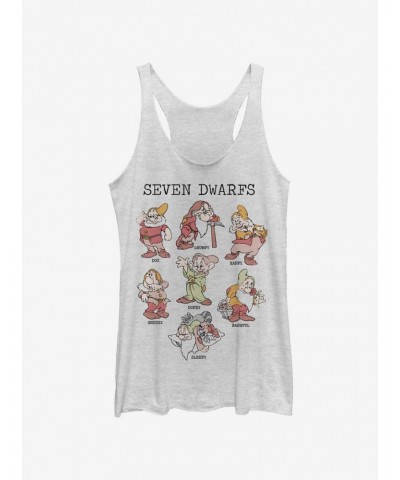 Disney Snow White Dwarf Grid Girls Tank $12.95 Tanks