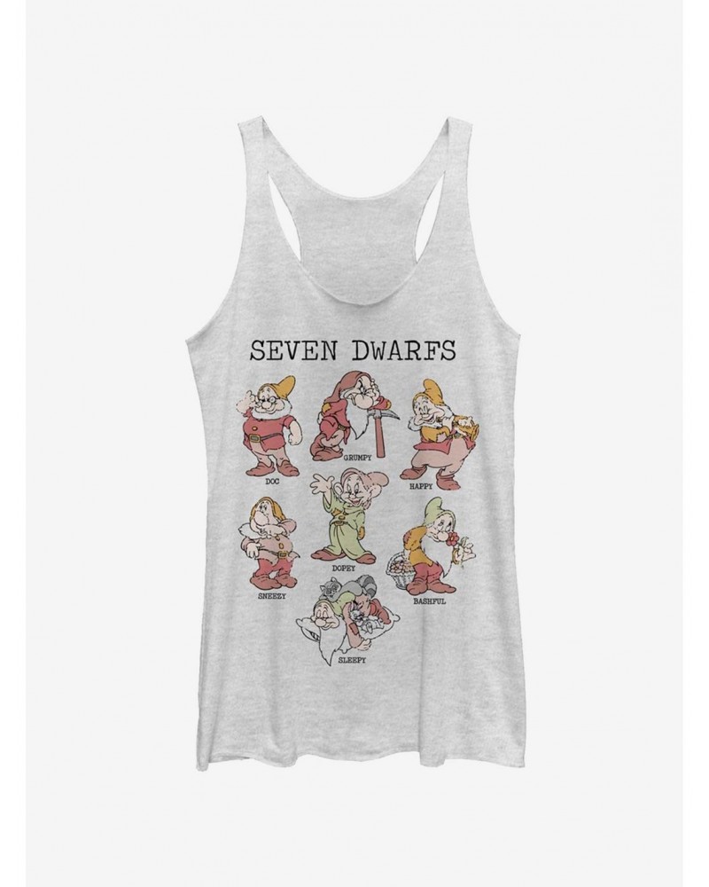 Disney Snow White Dwarf Grid Girls Tank $12.95 Tanks