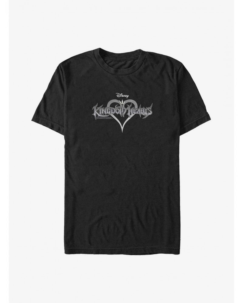 Disney Kingdom Hearts Kingdom Logo Big & Tall T-Shirt $14.65 T-Shirts