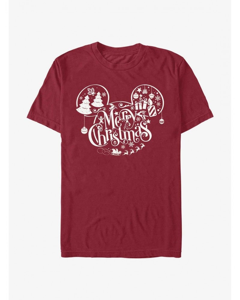 Disney Mickey Mouse Holiday Ears Extra Soft T-Shirt $12.86 T-Shirts