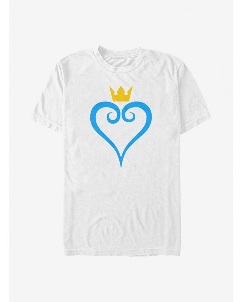 Disney Kingdom Hearts Heart And Crown T-Shirt $10.04 T-Shirts