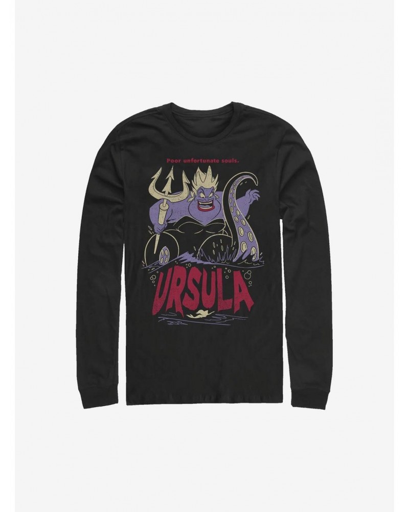 Disney The Little Mermaid Ursula The Sea Witch Long-Sleeve T-Shirt $15.79 T-Shirts