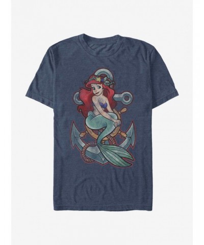 Disney The Little Mermaid Anchor T-Shirt $10.52 T-Shirts