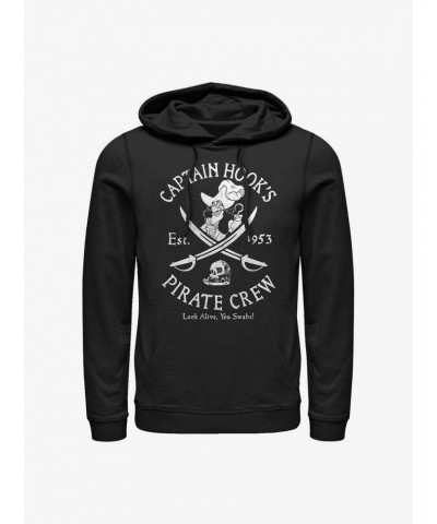 Disney Peter Pan Captain Hook Pirate Crew Hoodie $16.61 Hoodies