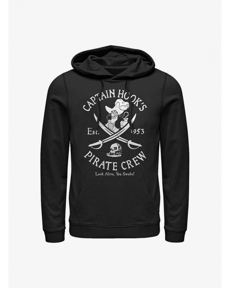 Disney Peter Pan Captain Hook Pirate Crew Hoodie $16.61 Hoodies