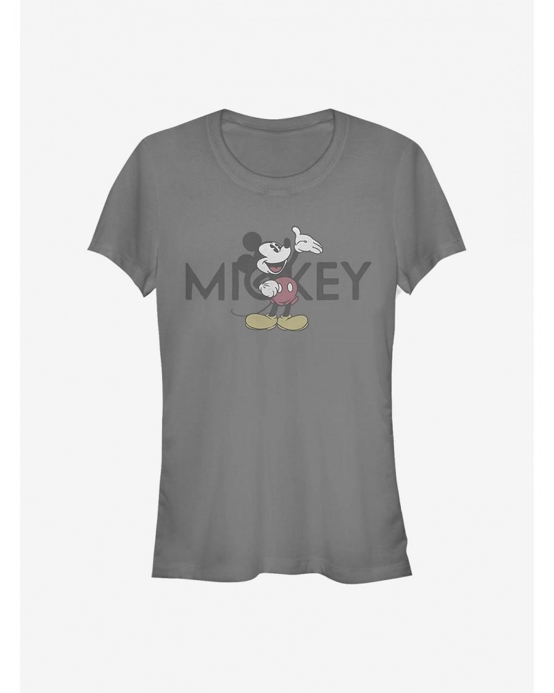 Disney Mickey Mouse Vintage Mickey Girls T-Shirt $11.70 T-Shirts