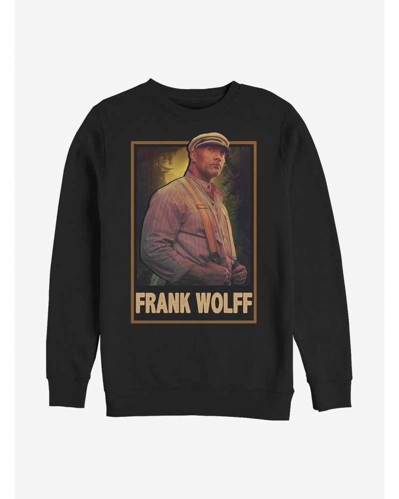 Disney Jungle Cruise Frank Wolff Hero Shot Crew Sweatshirt $18.08 Sweatshirts