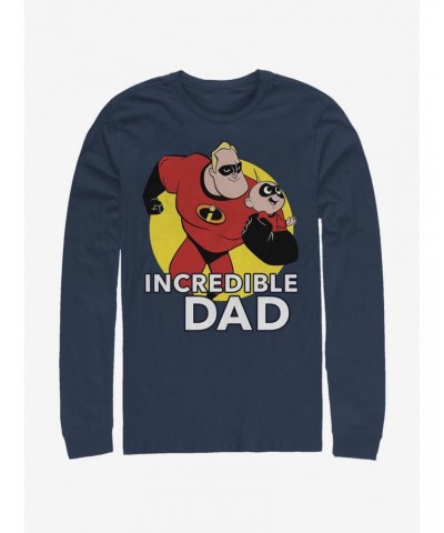 Disney Pixar The Incredibles Best Father Long-Sleeve T-Shirt $15.46 T-Shirts