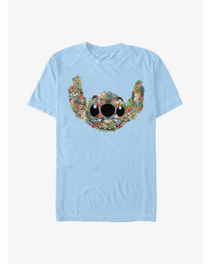 Disney Lilo & Stitch Floral T-Shirt $10.76 T-Shirts