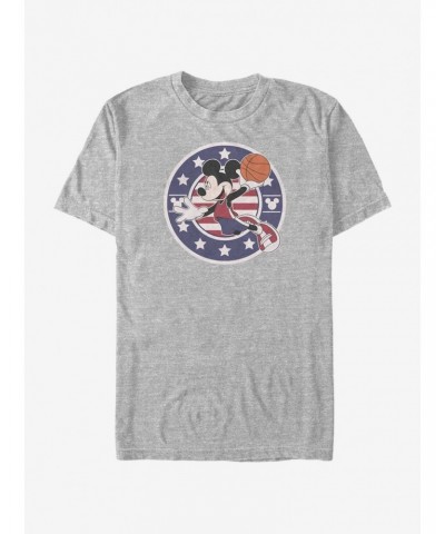 Disney Mickey Mouse B Ball Americana T-Shirt $9.32 T-Shirts