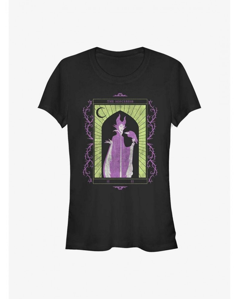 Disney Maleficent Maleficent Tarot Girls T-Shirt $8.22 T-Shirts