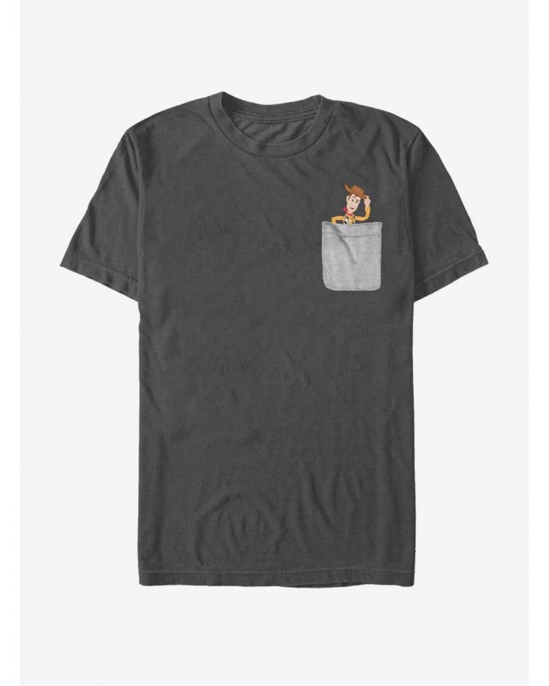 Disney Pixar Toy Story Woody Faux Pocket T-Shirt $8.13 T-Shirts