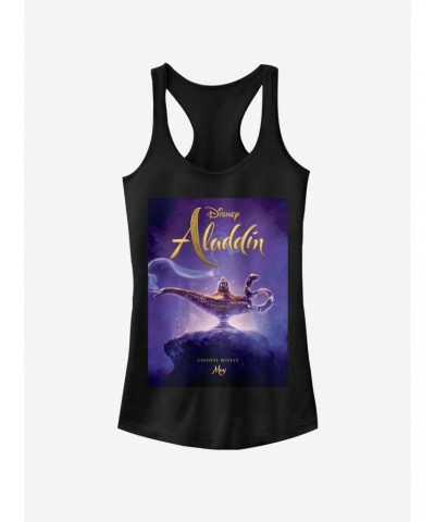 Disney Aladdin 2019 Aladdin Live Action Cover Girls Tank $11.45 Tanks