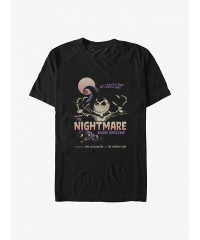 Disney The Nightmare Before Christmas Jack Master of Fright Poster T-Shirt $8.84 T-Shirts