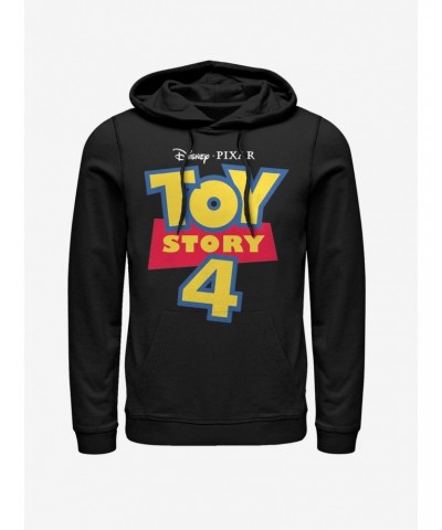 Disney Pixar Toy Story 4 Full Color Logo Hoodie $21.55 Hoodies