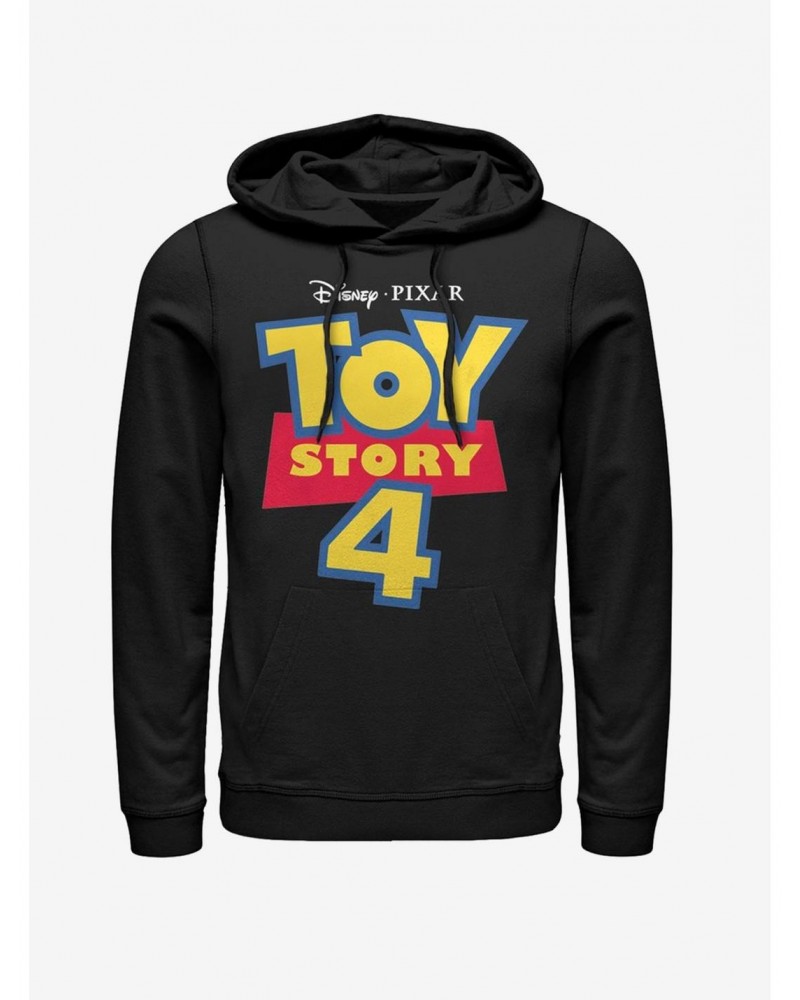 Disney Pixar Toy Story 4 Full Color Logo Hoodie $21.55 Hoodies