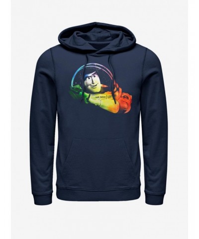 Disney Pixar Toy Story Rainbow Buzz Hoodie $22.00 Hoodies