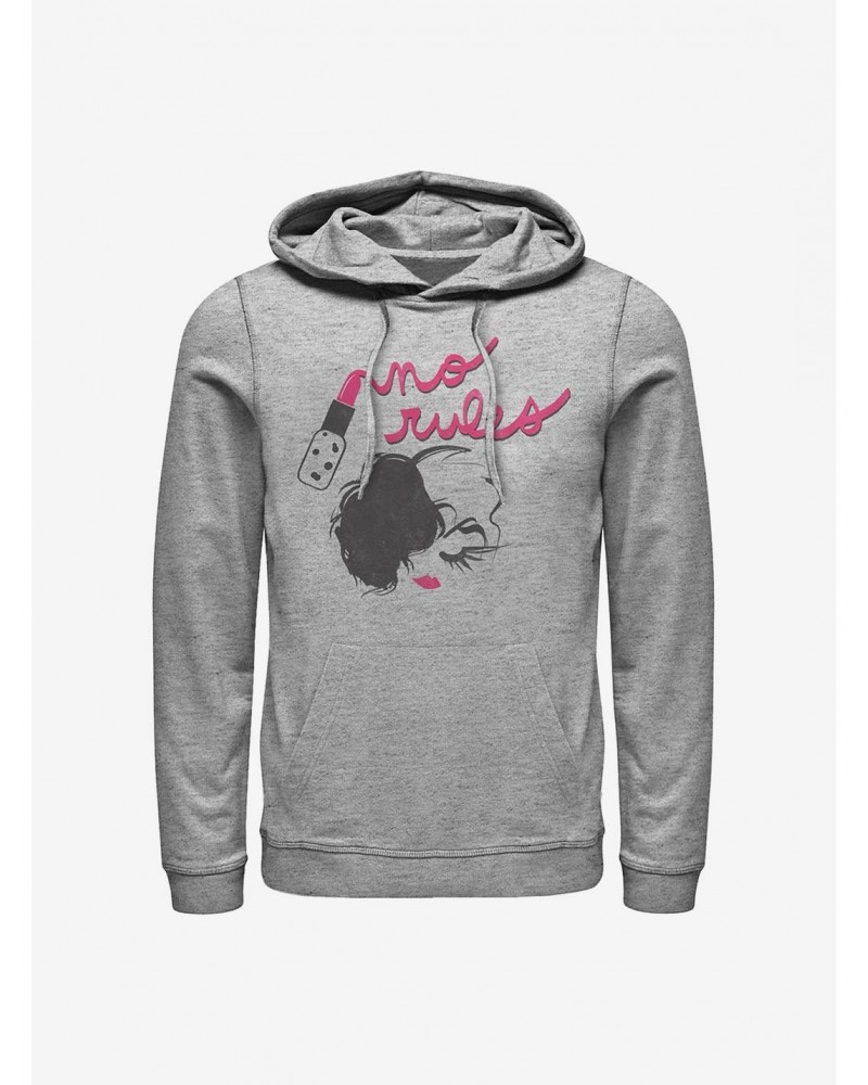 Disney Cruella No Rules In Lipstick Hoodie $18.41 Hoodies