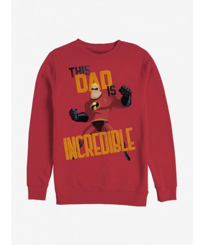 Disney Pixar The Incredibles This Dad Crew Sweatshirt $15.87 Sweatshirts