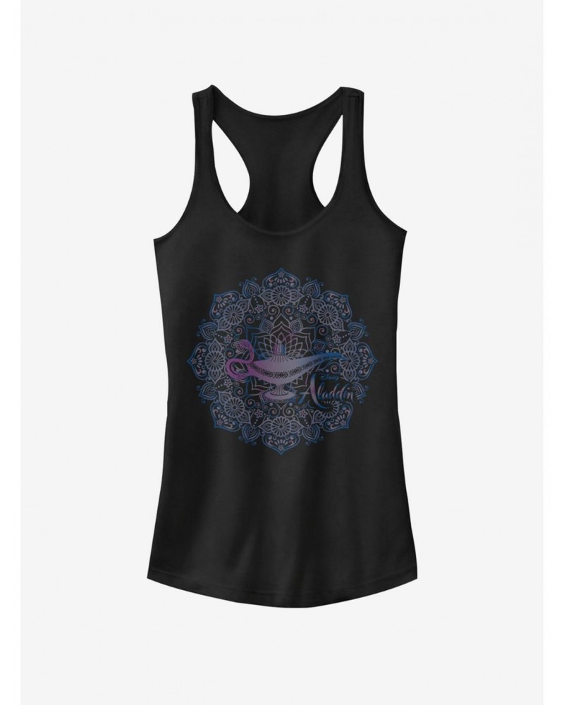 Disney Aladdin 2019 Lamp Mandala Girls Tank $7.47 Tanks