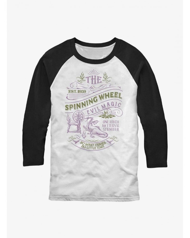 Disney Villains Spinning Wheel Raglan T-Shirt $13.01 T-Shirts