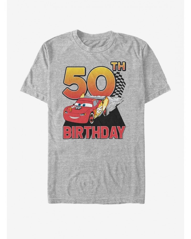 Disney Pixar Cars Lightning Birthday 50 T-Shirt $7.41 T-Shirts