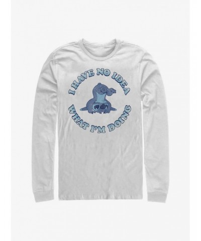 Disney Lilo & Stitch No Idea Long-Sleeve T-Shirt $16.12 T-Shirts