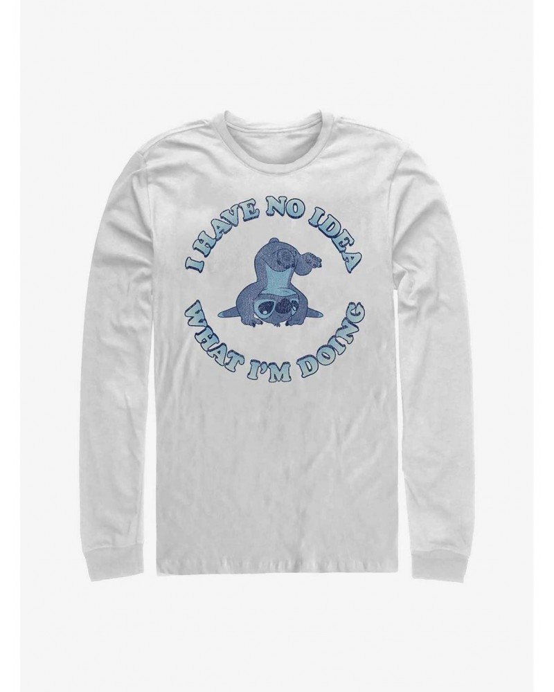 Disney Lilo & Stitch No Idea Long-Sleeve T-Shirt $16.12 T-Shirts