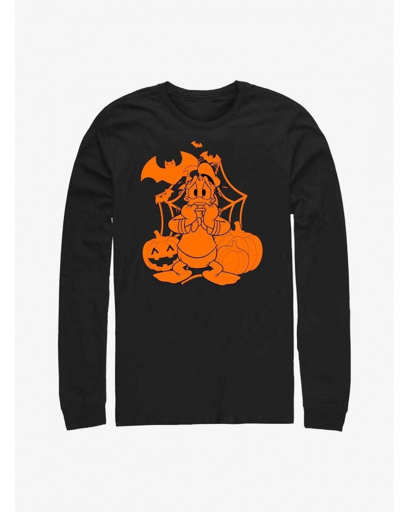 Disney Donald Duck Web Scare Long-Sleeve T-Shirt $10.20 T-Shirts