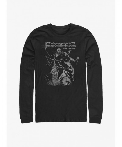 The Nightmare Before Christmas Vintage Poster Long-Sleeve T-Shirt $13.82 T-Shirts