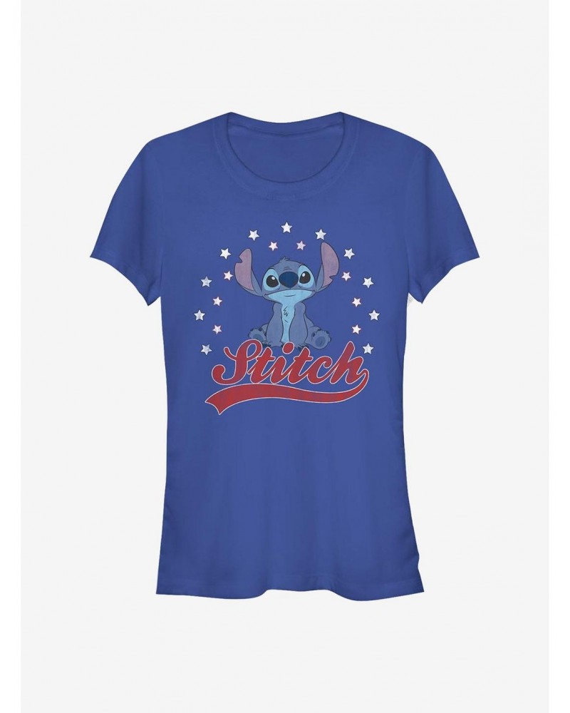 Disney Lilo & Stitch America Girls T-Shirt $8.22 T-Shirts