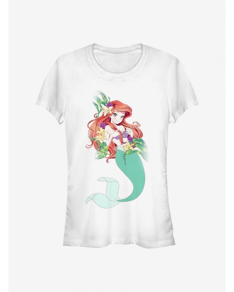 Disney The Little Mermaid Ariel Kawaii Girls T-Shirt $12.20 T-Shirts