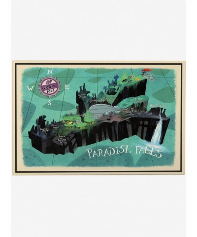 Disney Pixar Up Map Wood Wall Décor $23.45 Décor