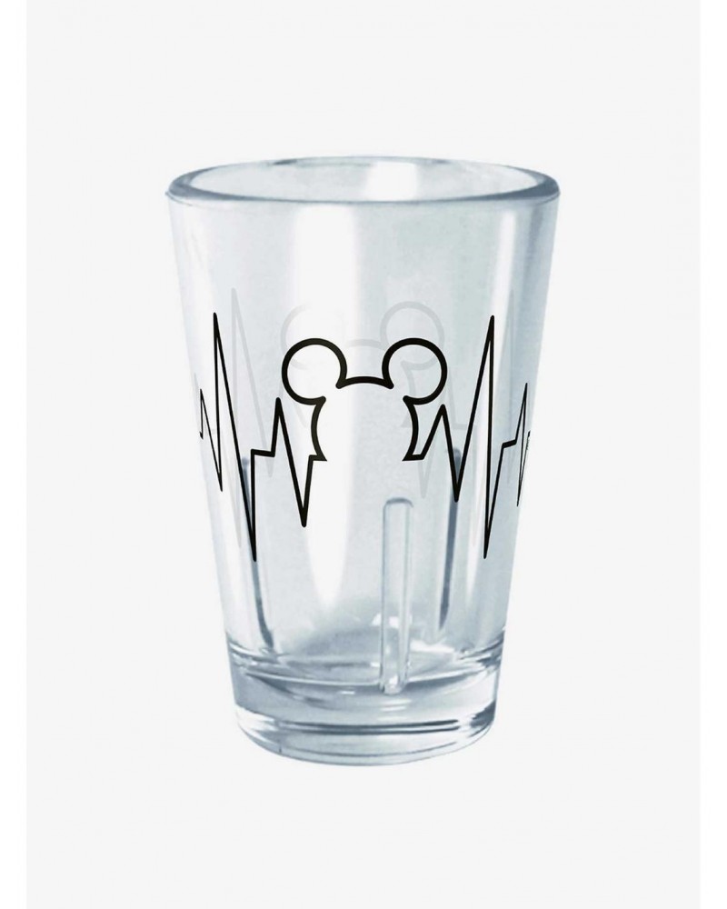 Disney Mickey Mouse Mickey Heartline Mini Glass $5.68 Glasses