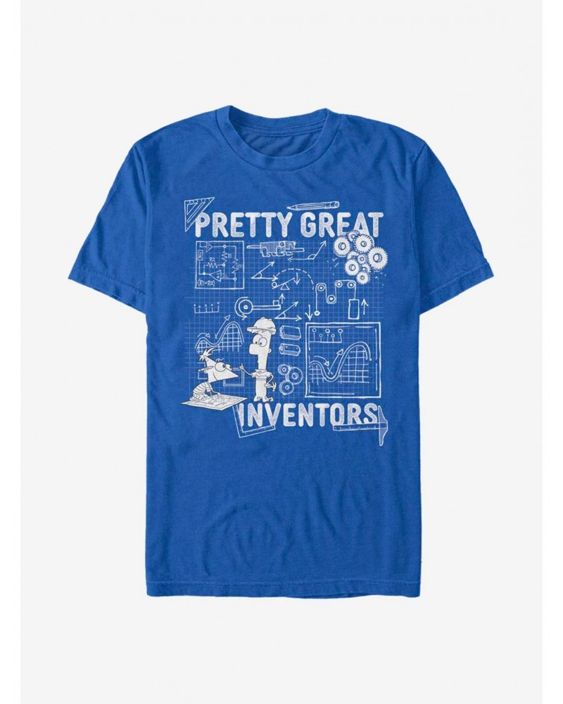 Disney Phineas And Ferb Really Great Inventors T-Shirt $7.17 T-Shirts