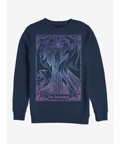 Disney Sleeping Beauty Sorceress Crew Sweatshirt $16.24 Sweatshirts