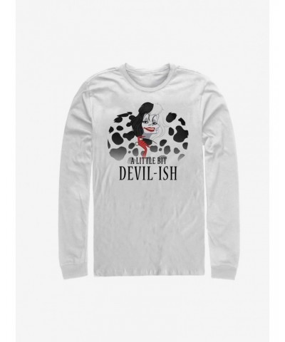 Disney Villains Cruella De Vil Devil-ish Long-Sleeve T-Shirt $12.17 T-Shirts