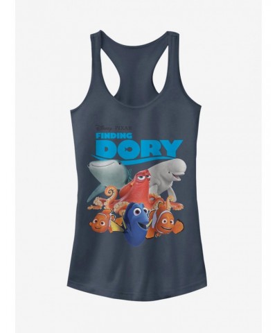 Disney Pixar Finding Dory Whole Gang Girls Tank $12.20 Tanks