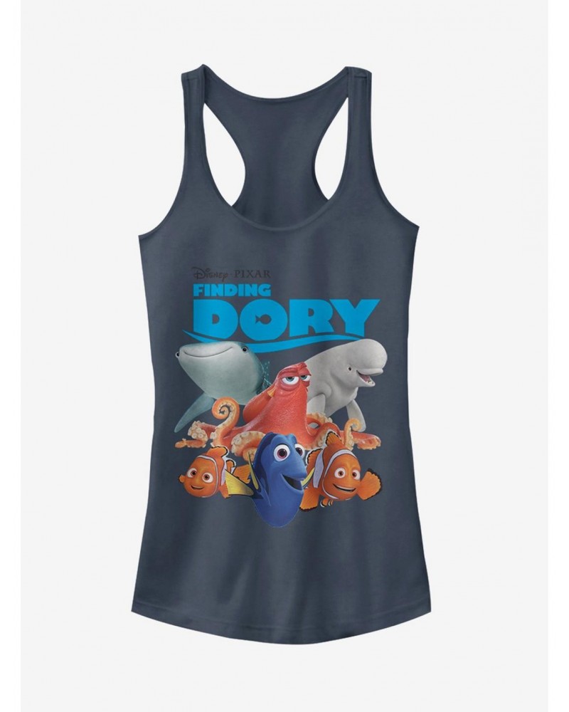 Disney Pixar Finding Dory Whole Gang Girls Tank $12.20 Tanks